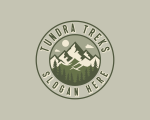 Mountain Hiking Summit logo design