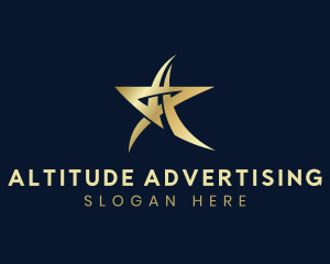 Modern Star Advertising logo design