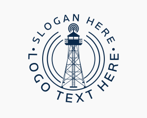 Broadcast Tower Telecommunication logo