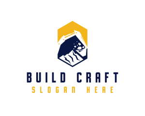 Digging Machinery Builder logo design