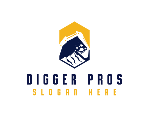 Digging Machinery Builder logo design