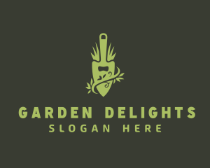 Lawn Garden Trowel logo design