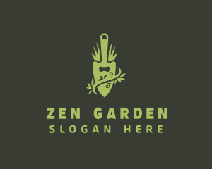 Lawn Garden Trowel logo design