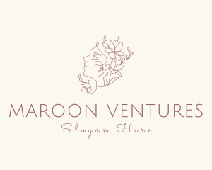 Feminine Nature Cosmetic logo design