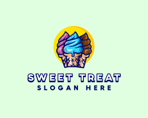 Ice Cream Dessert Sundae logo