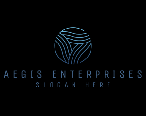 Digital Wave Enterprise logo design