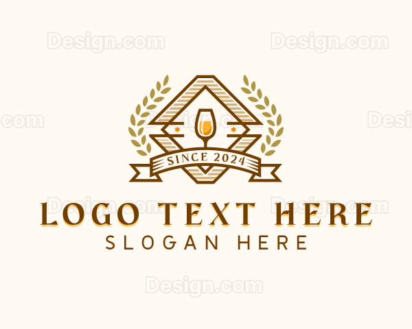 Wine Liquor Bar Logo