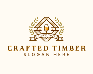 Wine Liquor Bar logo design