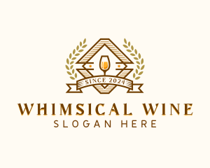 Wine Liquor Bar logo design