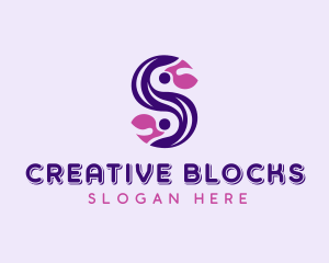 Creative Brand Letter S logo design