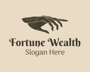 Fortune Telling Hand logo design