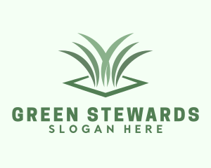 Green Grass Gardening logo design