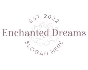 Whimsical Floral Wordmark logo