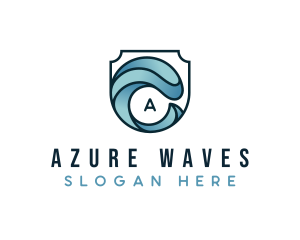 Beach Surfing Wave logo design