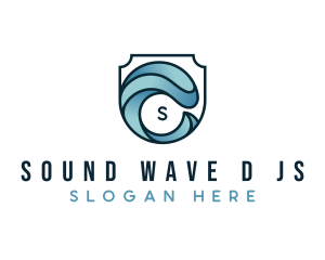 Beach Surfing Wave logo design