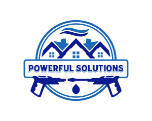 Housekeeping Power Wash  logo design