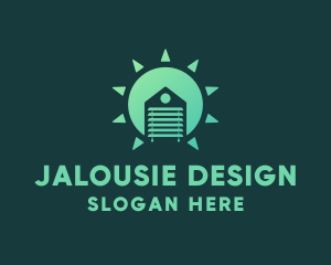 Sun House Blinds logo design