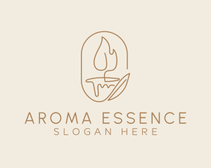 Scented Candle Light  logo design