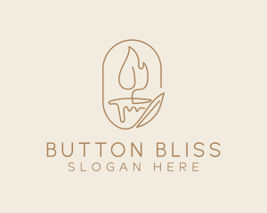 Scented Candle Light  logo design