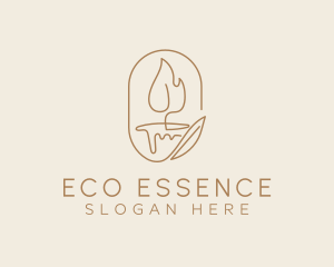 Scented Candle Light  logo design