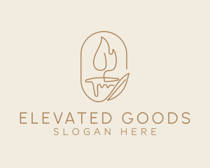 Scented Candle Light  logo design