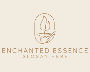 Scented Candle Light  logo design