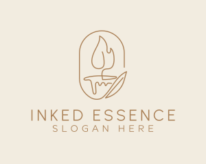 Scented Candle Light  logo design