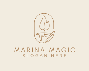 Scented Candle Light  logo design