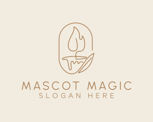 Scented Candle Light  logo design