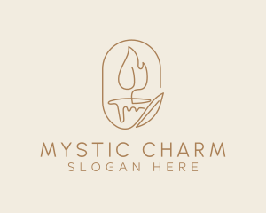 Scented Candle Light  logo design