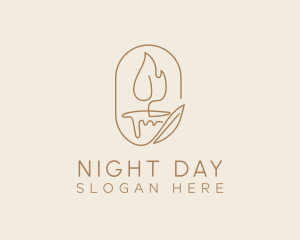 Scented Candle Light  logo design