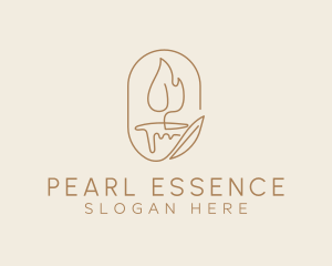 Scented Candle Light  logo design