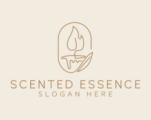 Scented Candle Light  logo design