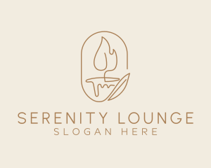 Scented Candle Light  logo design