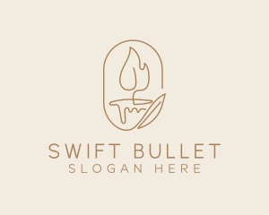 Scented Candle Light  logo design