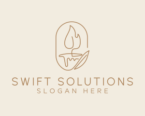 Scented Candle Light  logo design