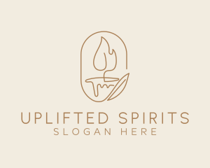 Scented Candle Light  logo design