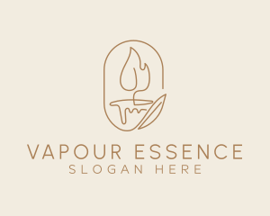 Scented Candle Light  logo design