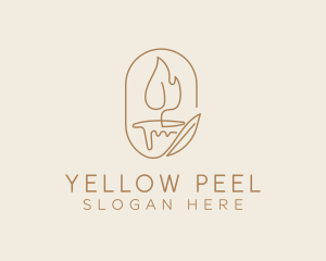 Scented Candle Light  logo design