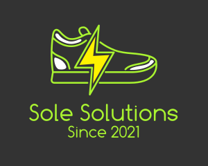 Lightning Bolt Shoes logo design