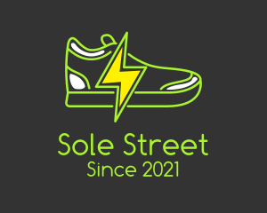 Lightning Bolt Shoes logo design