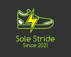 Lightning Bolt Shoes logo design