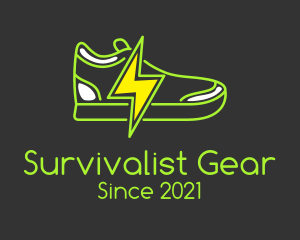 Lightning Bolt Shoes logo design