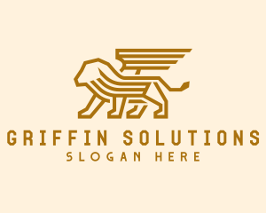 Deluxe Business Griffin logo design