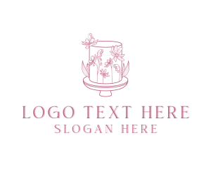 Flower Wedding Cake logo