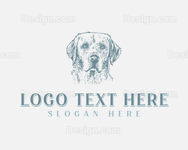 Golden Retriever Dog Logo