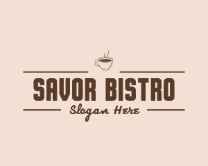 Coffee Bistro Cafeteria logo design