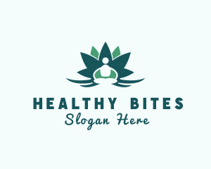 Healthy Lifestyle Yoga logo design