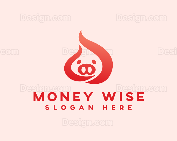 Flame Pig Restaurant Logo