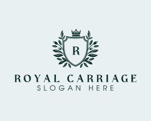 Royalty Wreath Crown  logo design